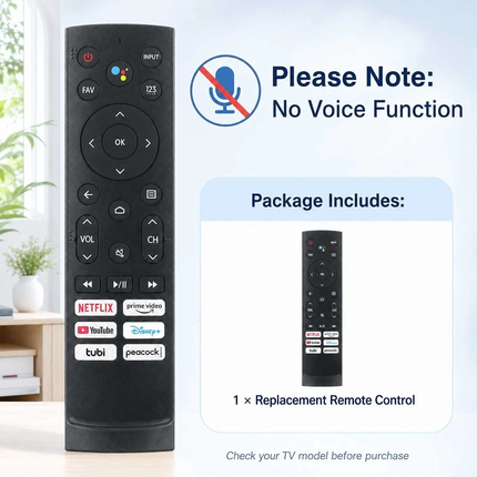 ERF3A90 Replacement Remote Control for Hisense Smart TV U7G U8G U7H Universal