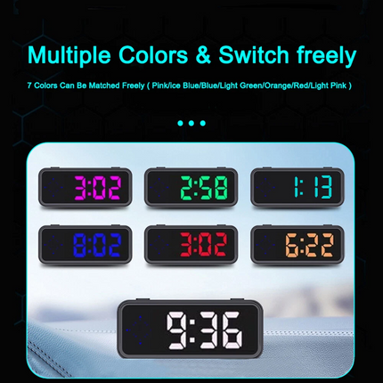 2024 Mini LED Digital Speedometer Car HUD Head Up Display MPH/KMH Universal