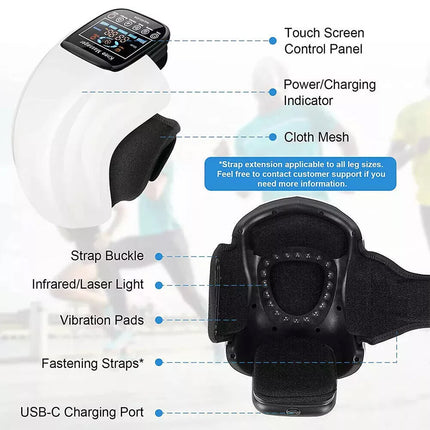 Electric Smart Knee Massager Infrared Heating Therapy Machine Elbow Pain Relief