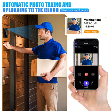HD Smart Wireless WiFi Video Doorbell Camera Intercom Security Camera Door Bell