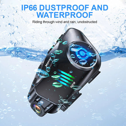 1080P HD Bluetooth Motorcycle Camera Recorder Motorbike Helmet Headset Intercom