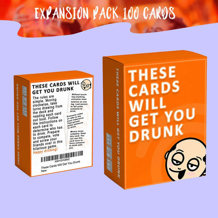 These Cards Will Get You Drunk - Fun Adult Drinking Game For Parties Base Pack