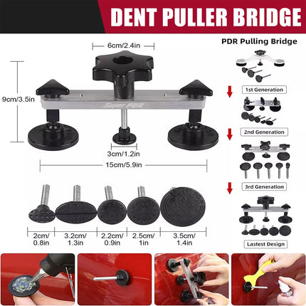 LED Board PDR Dent Car Body Repair Puller Kit Hail Removal Paintless Glue Tool