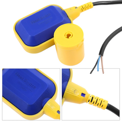 5M Cable Float Switch Water Level Controller for Tank Pump Sump Pump Water Tank