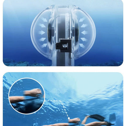 Invisible Dive Case Fit for Insta360 X4 Action Camera with Bracket Accessories