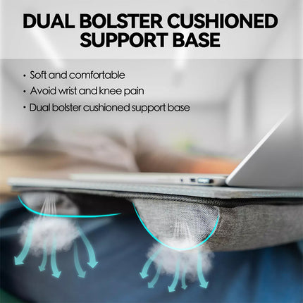 Multi Functional Lap Desk Cushion Table Work Station Mouse Pad for Laptop Tray