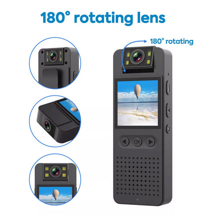 1080P Mini Body Camera WiFi Video Recorder Wearable Police Body cam Night Vision