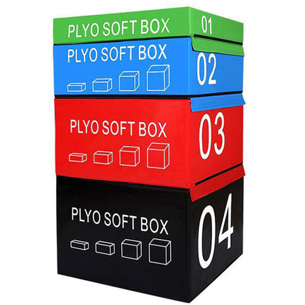 Plyo Box 1/2/3/4 Whole Set Foam Fitness Jump Box
