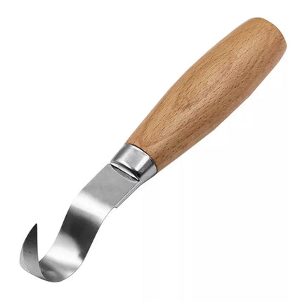 2pcs Wood Carving Knives Set for Spoon Carving Tools Hook Knife Professional