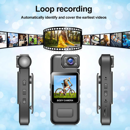 4K HD WiFi Mini Camera Digital Video Recorder Night Vision Police Cam Camcorder