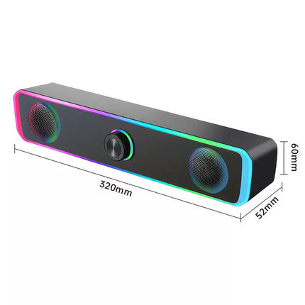 USB Wired PC Speakers Computer Stereo Speaker USB Powered for Desktop PC Laptop