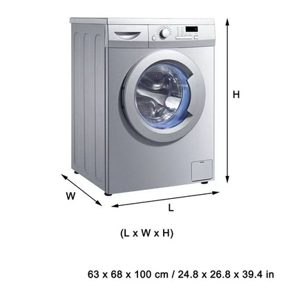 Waterproof Dustproof Washing Machine Top Cover Protect Front Load Washer Dryer  (63x68x100cm)