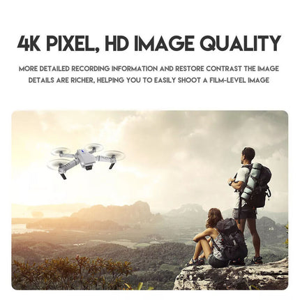 4K 1080P Drone WIFI FPV Camera 3 Batteries Foldable Selfie RC Quadcopter