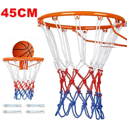 Basketball Ring Hoop Net Wall Mounted Outdoor Hanging Basket Professional 45CM