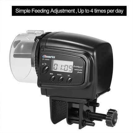 Automatic Aquarium Tank Feeding Timer Digital LCD Auto Fish Food Feeder