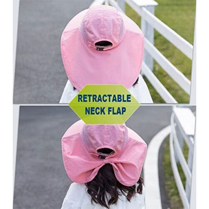 Bucket Hat kids Boy Girl Adjustable Sun Protection Cap Unisex Beach School UPF50