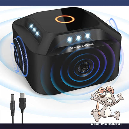 Ultrasonic Plug In Pest Repeller~ Deter Mouse/Mice/Rat/Insect Repellent