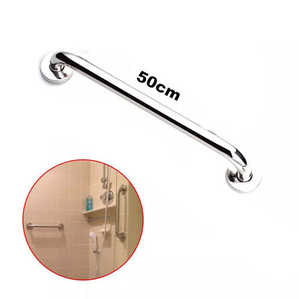 2X Bathroom Shower Wall Grab Bar Safety Grip Handle Towels Rail Stainless Steel 50cm