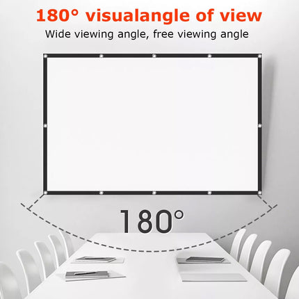 150" 16:9 Projector Screen Electric Motorised Projection 3D Home Cinema Foldable