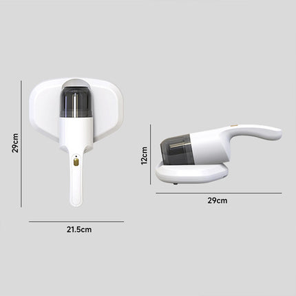 Handheld Wireless UV Dust Mite Remover Vacuum Cleaner for Bedding Sofa Mattress Green