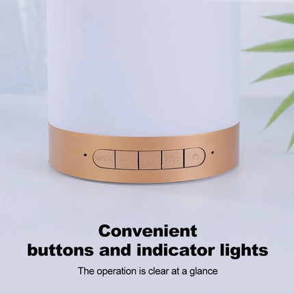 Smart Portable Quran Speaker With Table / Hanging Touch Lamp 7-Color LED Light