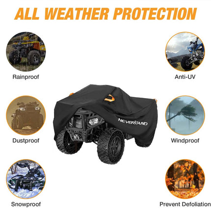 XL ATV Quad Bike Cover Dust Waterproof Storage For Yamaha Grizzly 125 300 450 AU