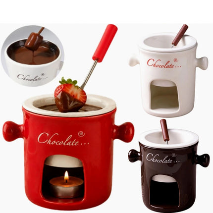 Cheese Chocolate Melting Ceramic Creative Coffee Mug Cup Personal Fondue Mugs