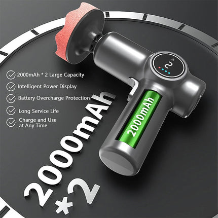 85W Cordless Car Polisher Electric Buffer Rechargeable Sander Portable Polisher