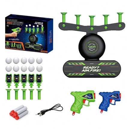 Glow in The Dark Luminous Electric Floating Target Hover Ball Shooting Games