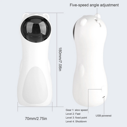 Automatic Laser Cat Toy Interactive Smart Kitten Laser Toy for Indoor Cats Dogs