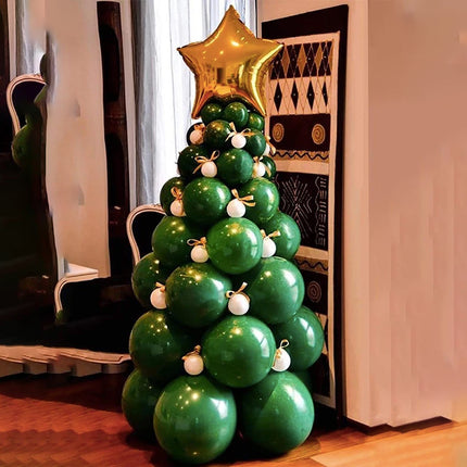 96PCS Christmas Latex Balloon Garland Arch Kit Xmas Tree Party Decorations