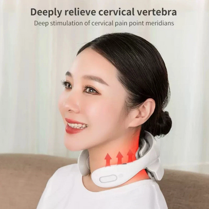 4D Head Cervical Spine Massage Body Pain Relief Electric Neck Shoulder Massager