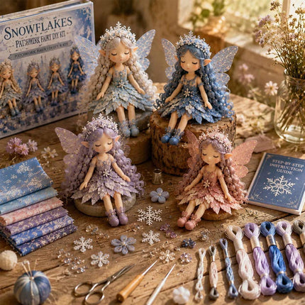 Snow Fairy Patchwork DIY Collection, Fun  Fairies Patchwork Sewing Craft Kit