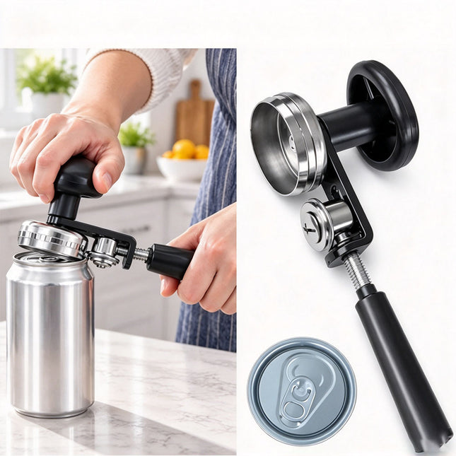 Manual Can Sealer Stainless Steel Sturdy Leakproof Food Preservation for 55mm