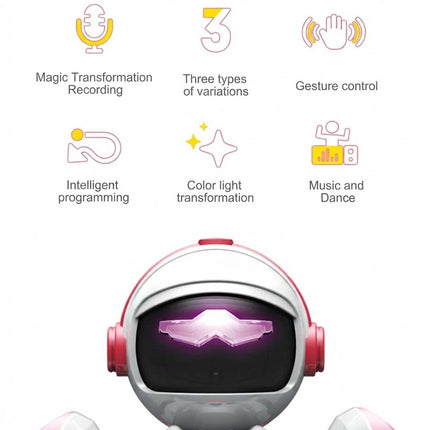 Robot Toys, Rechargeable Remote Control Robot Toys,RC Robots with LED Eyes
