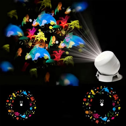 Dynamic Rotating LED Projector Night Light Projection Light  Bedroom Decor