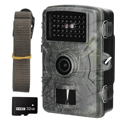 Solar Trail Camera 4K 48MP Wildlife Hunting Game Cam PIR Night Vision +32GB Card