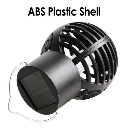 4PCS Solar LED Flame Hanging Light Flickering Dancing Outdoor Garden Lantern Lamp