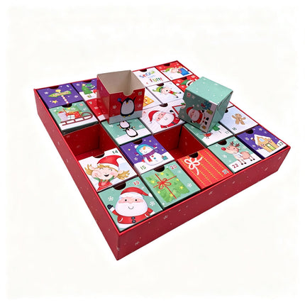 Christmas Advent Calendar Countdown DIY Making Kit Santa Elf Holiday Decor