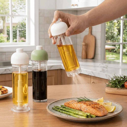 100ML Down-Spray Oil Bottle,Precision Cooking Oil Sprayer, Even Spray,Less Waste
