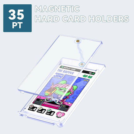 25 Card Holders 35pt One Touch UV Protect Toploader Card Sleeves Ultra