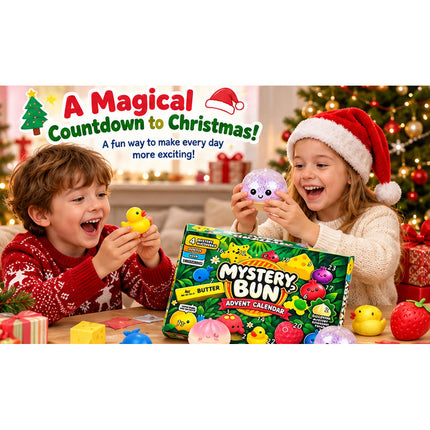 24 Days Christmas SquishiesAdvent Calendar Dumpling SquishyToys Boys  And  Girls Xmas Gift