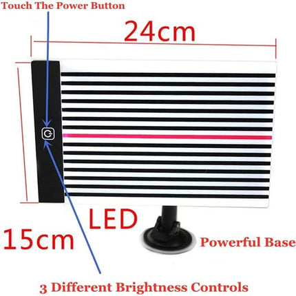 Paintless Dent Repair Removal Tool Checking Reflector Line Board With LED Light