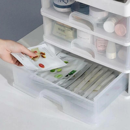 Multi-Drawers Makeup Organizer Container Box Cosmetic Storage Box Desk Lipstick