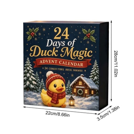 2026 Duck Christmas Advent Arrival Calendar Doll Contains 24Pcs Duck Toys Gift