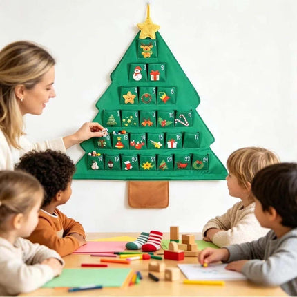Christmas Tree Hanging Design Festive Hanging Pouch Xmas Atmosphere