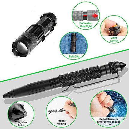 Emergency Survival Equipment Set Outdoor Sports Hiking Tactical Camping Tool Kit