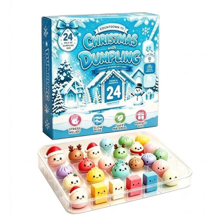 Christmas Squishies Advent Calendar 2026 Countdown Calendar, 24 Squish Toys