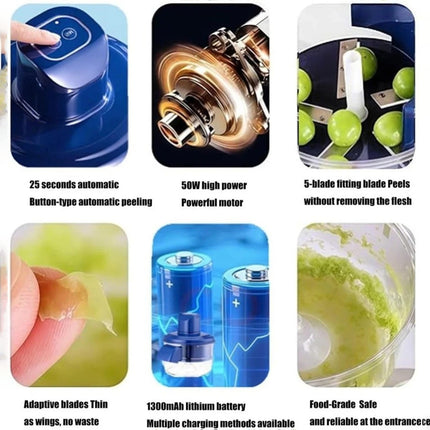 Electric Grape Peeling Machine Automatic Garlic Peeler Fruit Skin Remover Tools