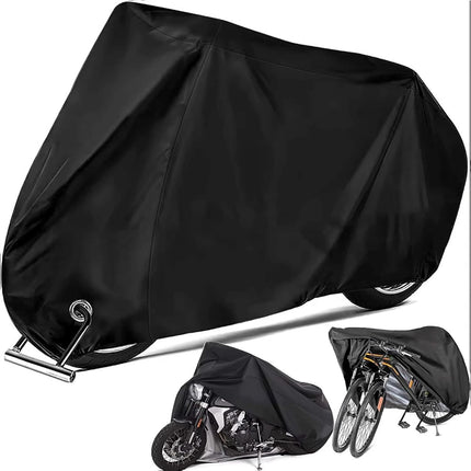 210T Polyester Bike Cover Outdoor Waterproof Dustproof Bicycle Protective Cover with UV Protection
